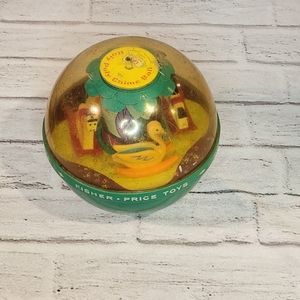 1966 Fisher Price Vintage Roly Poly Chime Ball